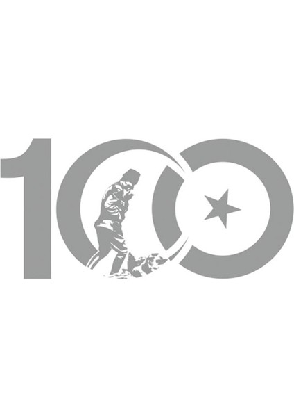 Cumhuriyetin 100. Yılı Temalı Etiket (3x5 cm 24 Adet)