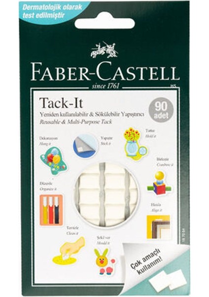 Faber Castell Tack-it Hamur Yapıştırıcı Beyaz 50 gr