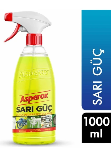 Sarı Güç Ultra Yağ Çözücü Sprey - 1 lt