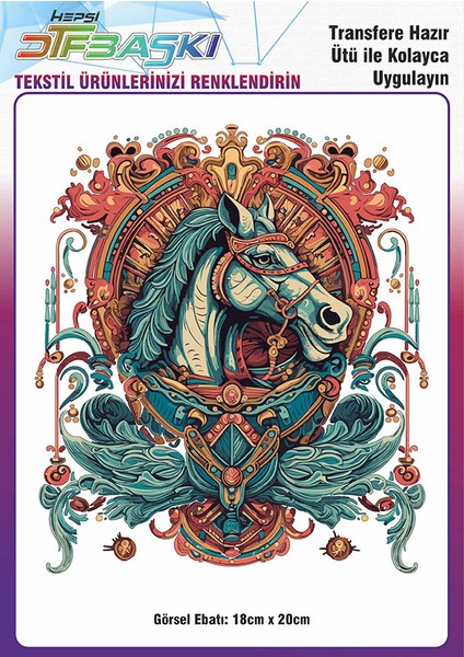 Vintage Ütü ile Yapışan Tişört Tekstil Dtf Baskı