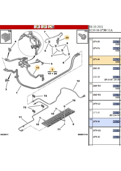 Geri Dönüş Tesisatı C3 (0500200-1607147180) fiyatları
