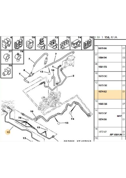 Yakıt Hortumu 206 (157462)