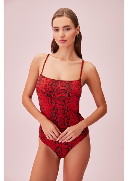 Sırt Detaylı Desenli Mayo fiyatları