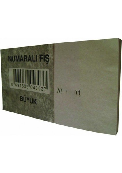 Numaralı Fiş Büyük
