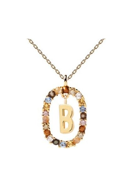 Trendy Harfler A - Z Ilk Msck Alfabe Pendente Uzun Zincir Kolye (Yurt Dışından)