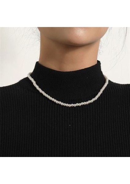 Parlak Bayanlar Çift Katmanlı Klavikula Zincir Kolye (Yurt Dışından)