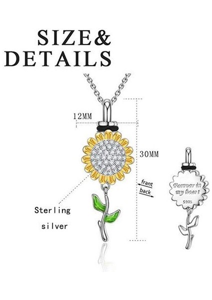 31 Stil Kremasyon Takı - Kalp Shped Kristal Ağacı Urn Külleri Kolye (Yurt Dışından)