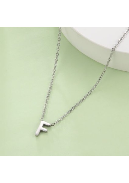 Amaxer Ilk Az 26 Harfli Paslanmaz Çelik Kaynak Alfabesi Kolye (Yurt Dışından)