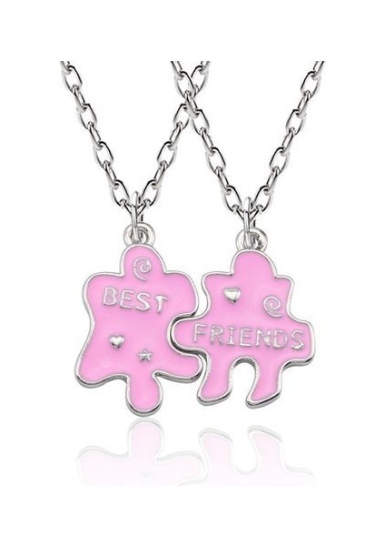 Best Friends Bal Aşk Çift 2 Adet/takım Zincir Choke Kolye (Yurt Dışından)