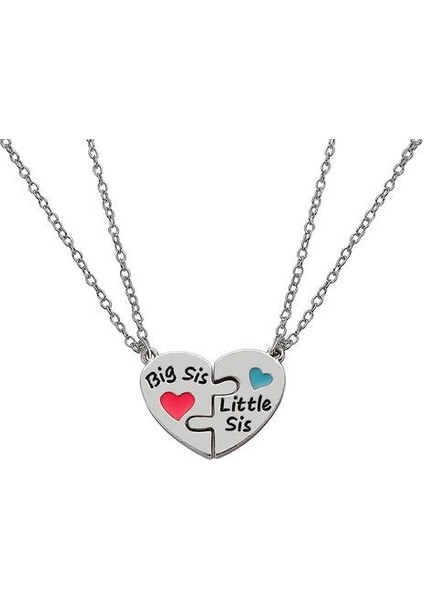 Best Friend 4 Parça Kadın Takı Bff Dostluk Boyun Zinciri Kolye (Yurt Dışından)