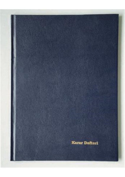 Karar Defteri Ciltli 96 Yaprak Numaralı