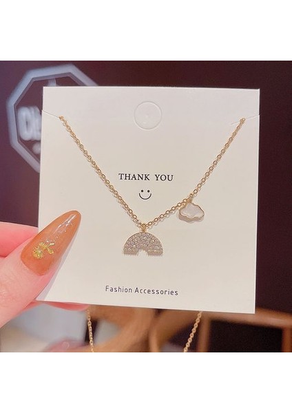 Paslanmaz Çelik Çiçek Yaprakları Kadın Kolye (Yurt Dışından)