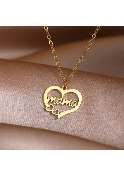 Paslanmaz Çelik Tatlı Sevimli Kalpler Sonsuzluk Sembolü Kolye (Yurt Dışından)