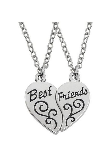 Best Friends Bal Aşk Çift 2 Adet/takım Zincir Choke Kolye (Yurt Dışından)