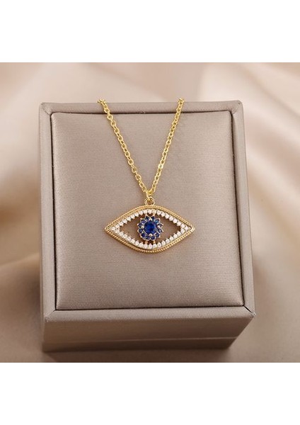 Gerdanlık Kadın Ayarlanabilir Zincir Charm Paslanmaz Çelik Kpop Kolye (Yurt Dışından)