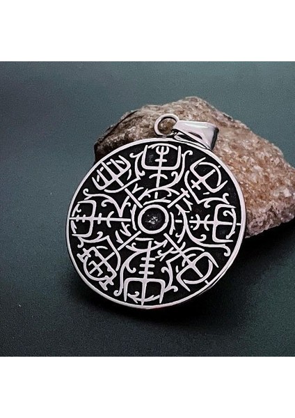 Vintage Paslanmaz Çelik Viking Celtics Düğüm Erkek Zinciri Nordic Kolye (Yurt Dışından)