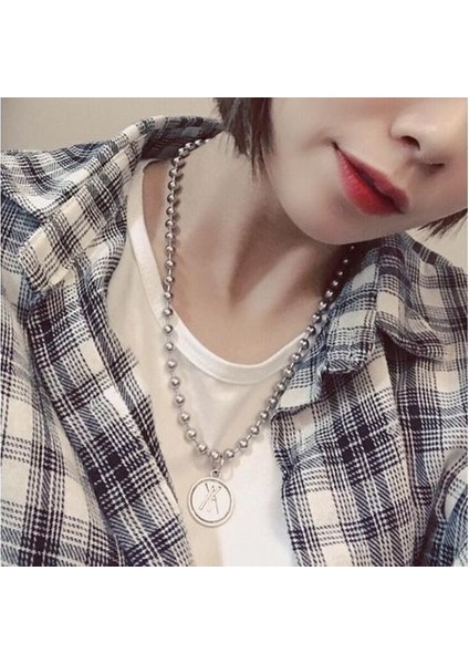 Kişilik Hip Hop Çok Katmanlı Metal Haç Gümüş Renk Kolye (Yurt Dışından)