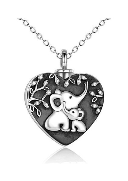 31 Stil Kremasyon Takı - Kalp Shped Kristal Ağacı Urn Külleri Kolye (Yurt Dışından)