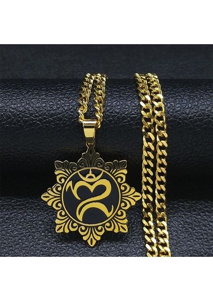 Erkekler Altın Için Müslüman Islam Kur'an Allah Paslanmaz Çelik Bildirimi Kolye (Yurt Dışından)