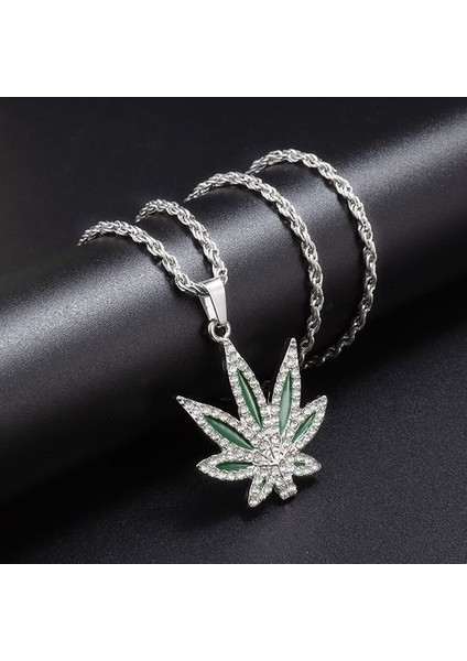 Brgold Renk Buzlu Out Mikro Açacağı Kübik Zirkon 24 Inç Halat Charm Zincir Kolye (Yurt Dışından)