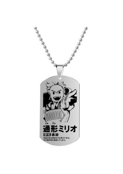 Anime My Hero Academia Gümüş Renk Midoriya Izuku Bakugou Katsuki Kolye (Yurt Dışından)