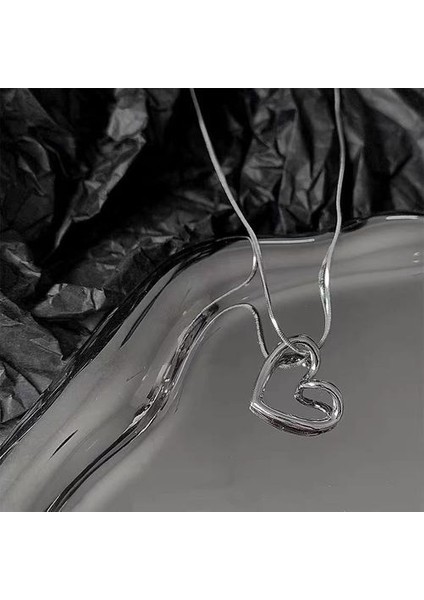 Vintage Goth Kalp Gerdanlık Klavikula Zincir Kadın Kız Punk Kolye (Yurt Dışından)