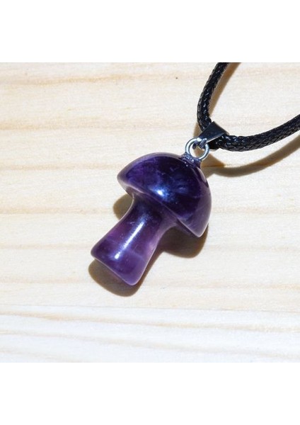 1pc Doğal Kristal Işlenmemiş Taş Ametist Gtone Ametist Kolye (Yurt Dışından)