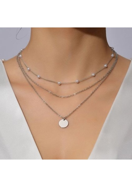 Parti Düğün Yaka Için Kadınlar Altın Rengi Köpüklü Klavikula Kolye (Yurt Dışından)