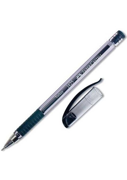 Faber Castell 1425 0.7 mm. Tükenmez Kalem Siyah 10'lu Paket