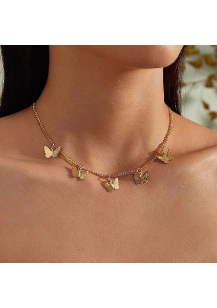 Minik Kalp Gerdanlık Kadın Gümüş Renk Zinciri Küçük Kalp Kolye (Yurt Dışından)