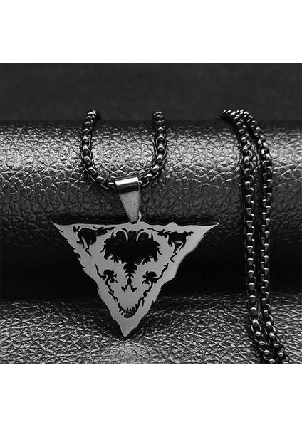 Erkekler Için Büyük Tılsım Baphomet Paslanmaz Çelik Goth Pagan Pentagram Kolye (Yurt Dışından)