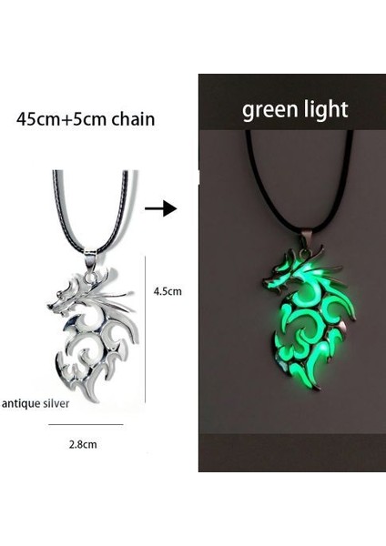 Aydınlık Parlayan Ok Şövalye Mızrak Karanlıkta Glow Kolye (Yurt Dışından)