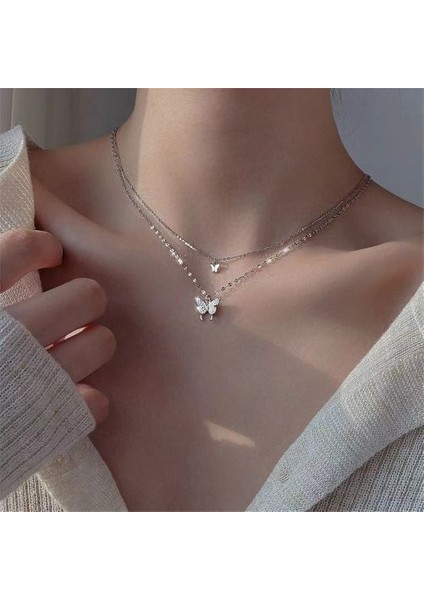 Vintage Inci Charm Katmanlı Kadın Takı Katmanlı Aksesuarları Kolye (Yurt Dışından)