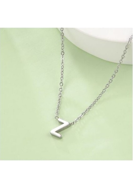 Amaxer Ilk Az 26 Harfli Paslanmaz Çelik Kaynak Alfabesi Kolye (Yurt Dışından)