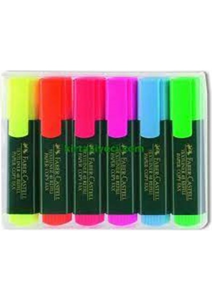 Faber Castell 6 lı Fosforlu Kalem