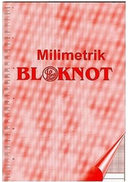 Milimetrik Bloknot A4 Pembe