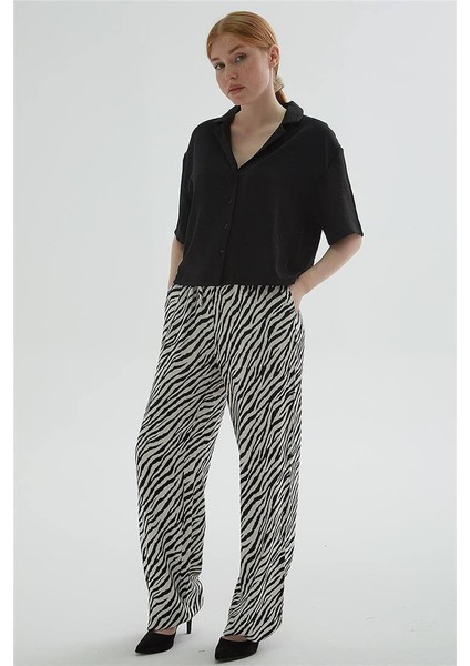 Desenli Pantolon Siyah fiyatları