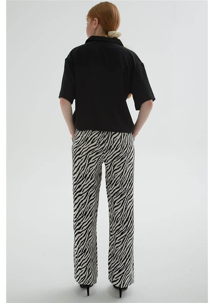 Desenli Pantolon Siyah fırsatları