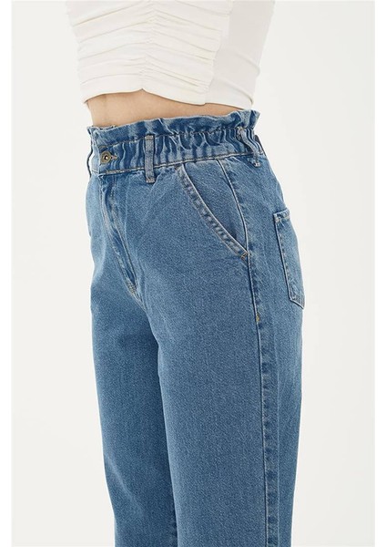 Baggy Denim Pantolon Mavi fırsatları