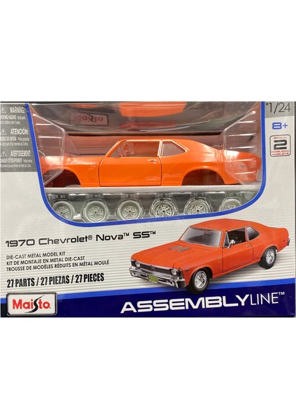 1970 Chevrolet Nova Ss Model Kit 1/24 39262