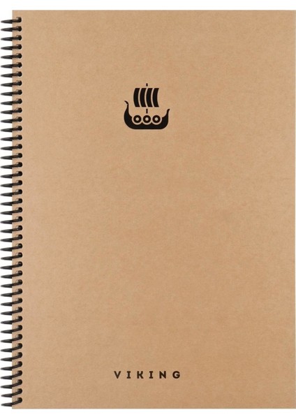 Color Viking Defter Sert Kapak 10x19 80Yp. Düz - Gemi
