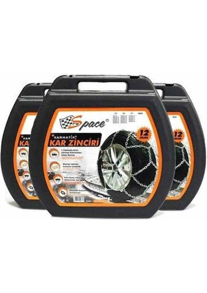 195-75-14 Ebatlarına Uyumlu Takmatik (Karmatik) Kar Patinaj Zinciri Space fiyatları