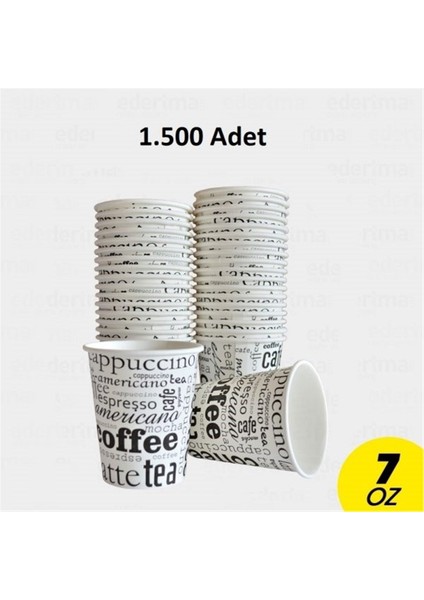 7 oz Karton Bardak 1500'lü Koli