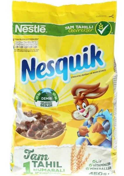 Nesquik Kakaolu Buğday ve Mısır Gevreği 450 Gr.