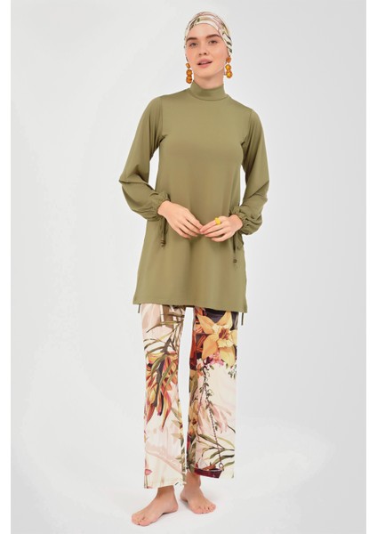 Natural Desenli Tesettür Mayo fırsatları