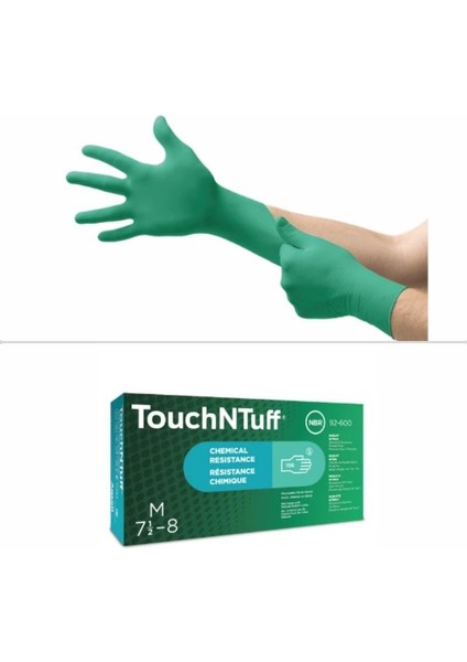92-600 Touchntuff Kimyasal Korumalı Nitril Eldiven - M