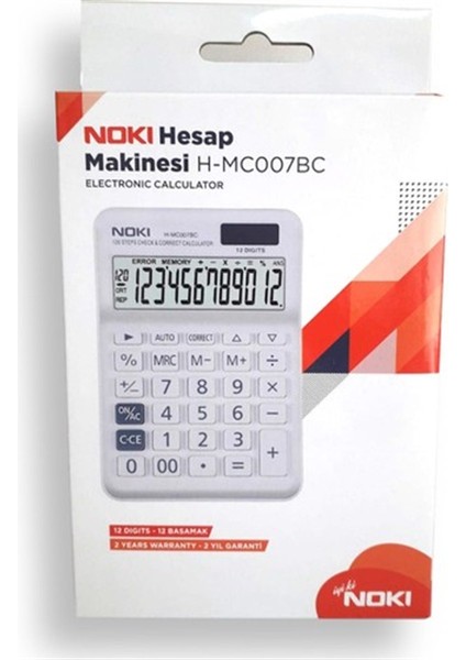 H-MC007BC Masaüstü Hesap Makinesi 12 Haneli