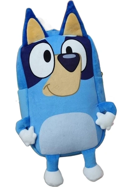 Sevimli Bluey Aile Peluş Okul Çantası (Yurt Dışından)