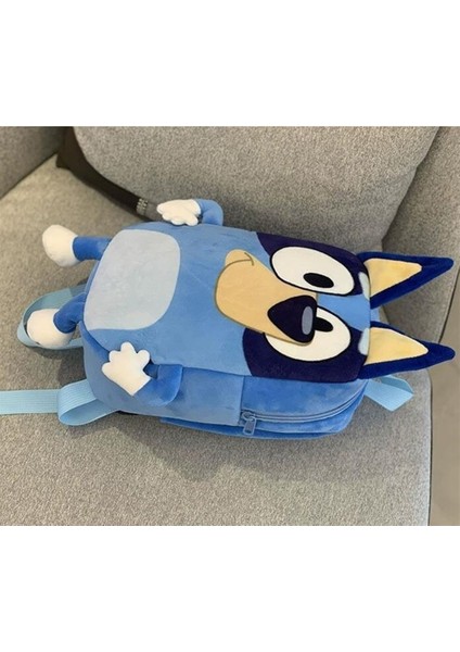 Sevimli Bluey Aile Peluş Okul Çantası (Yurt Dışından)