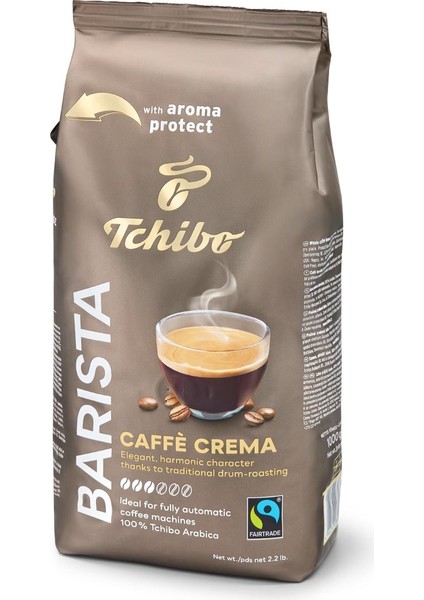 Barista Caffè Crema Çekirdek Kahve 1000 g